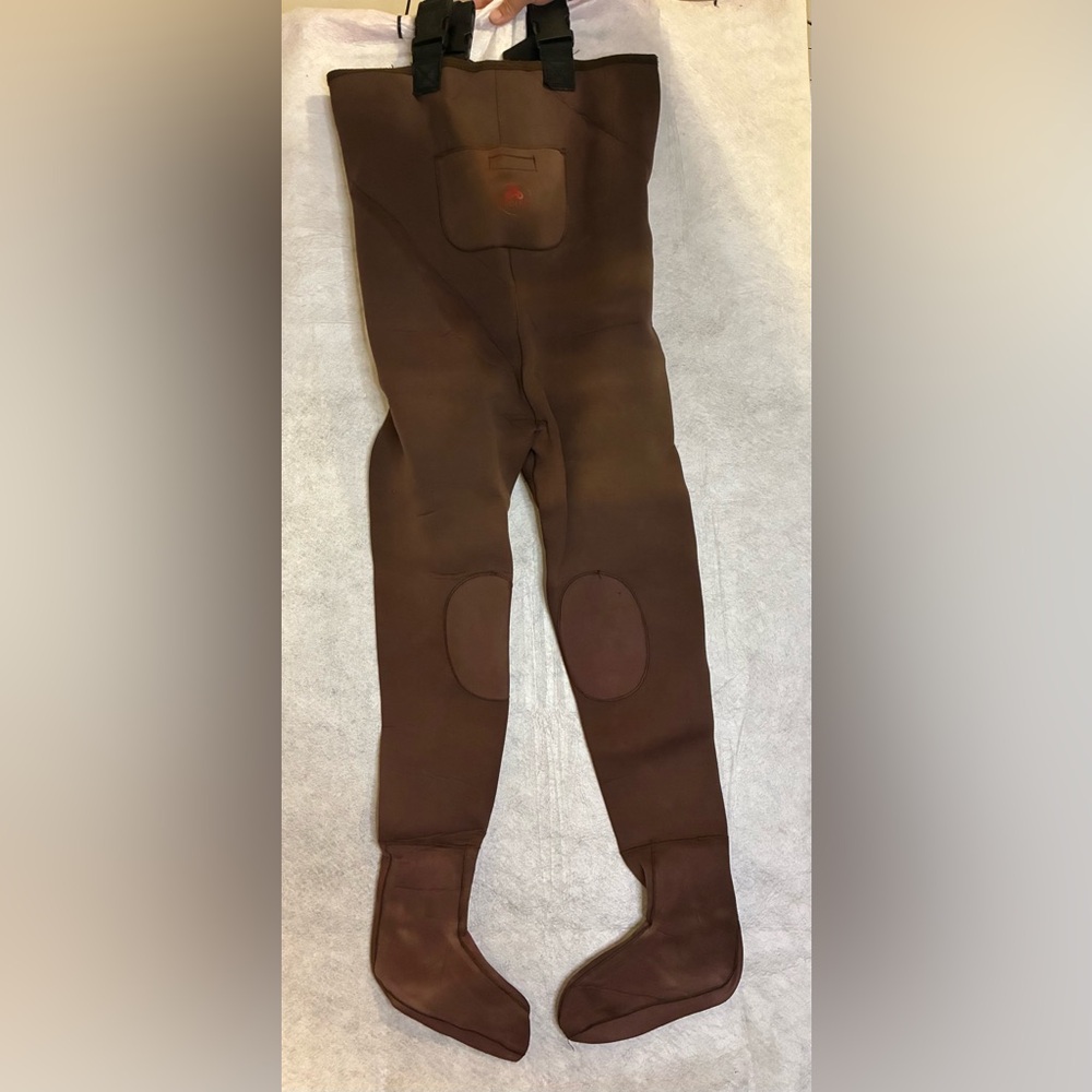 Pro Line Chest Waders XL Brown Neoprene Stocking Foot Fishing Hunting